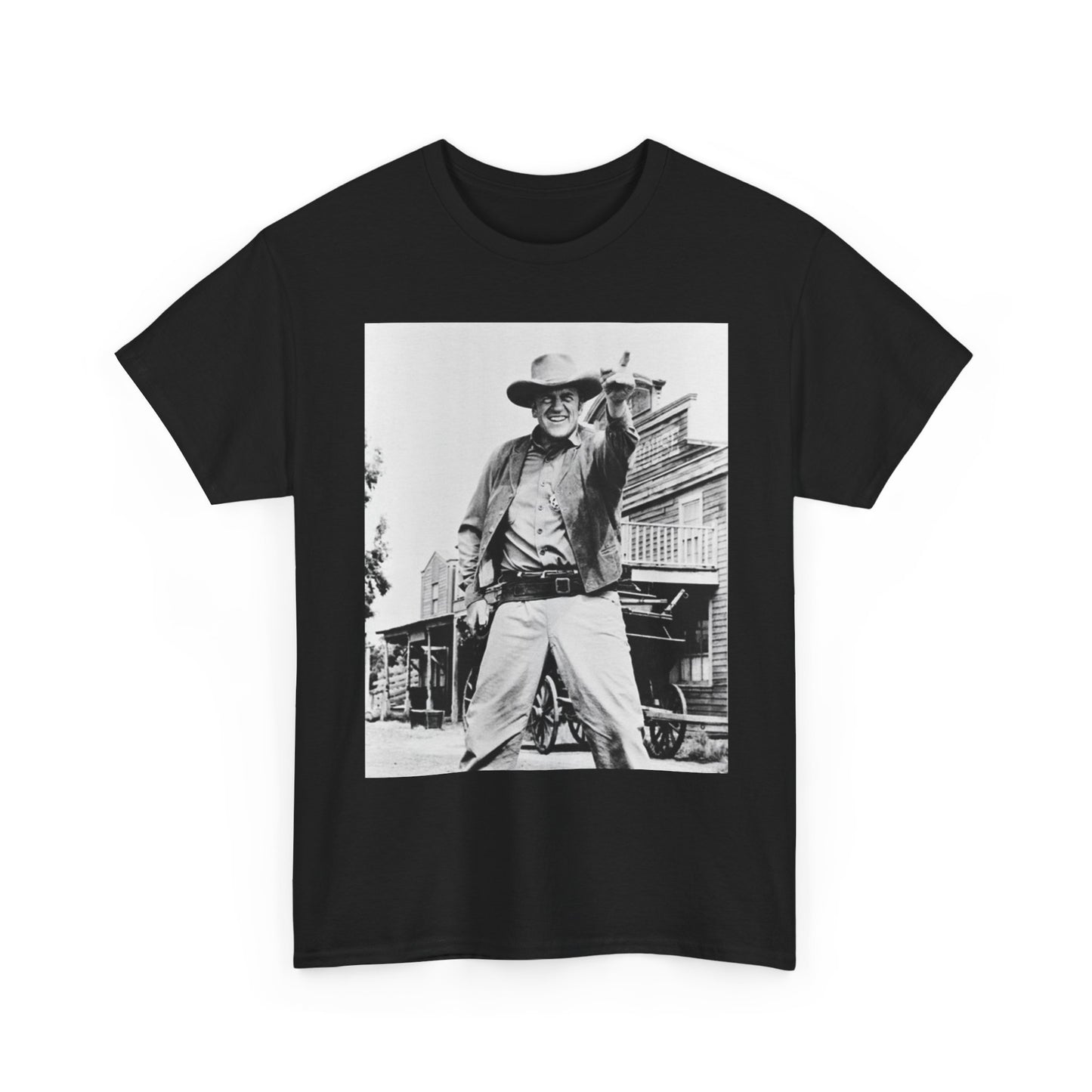 Gunsmoke T Shirt Graphic Vintage Series Western Unisex Heavy Cotton Tee