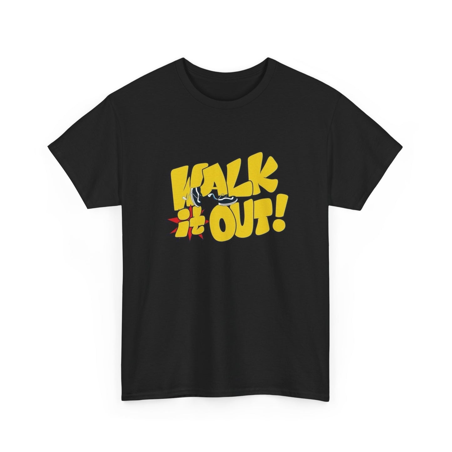 Walk It Out Graphic T Shirt NEW Adult Regular Heavy Cotton Tee