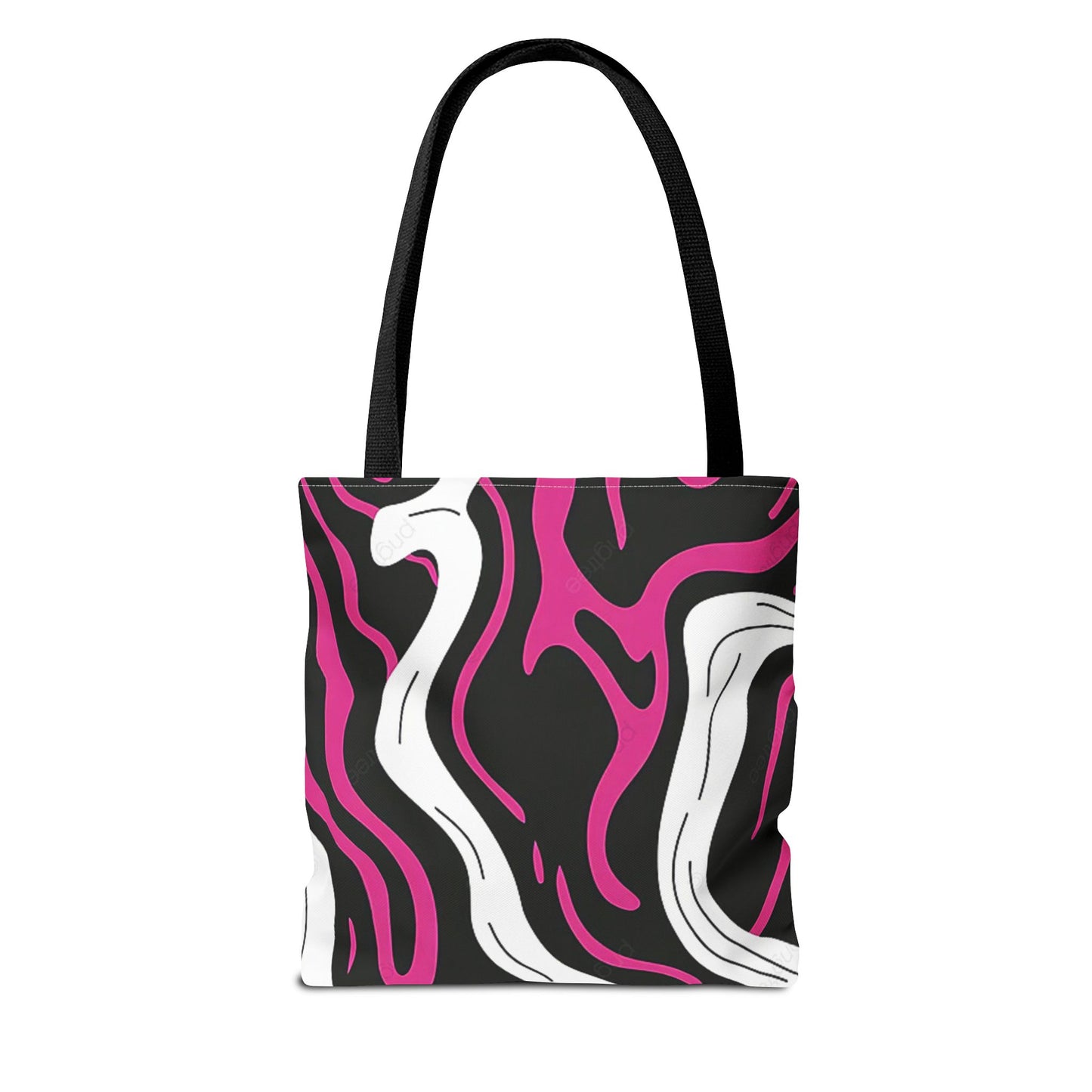 Pink And Black BRAND NEW Modern Purse - Pocketbook - Travel Tote Bag (AOP)