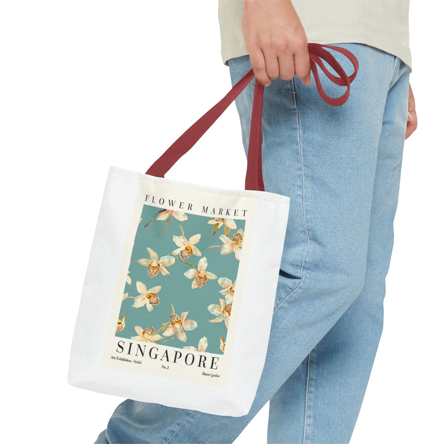 Flower Market Singapore BRAND NEW Tote Bag (AOP)