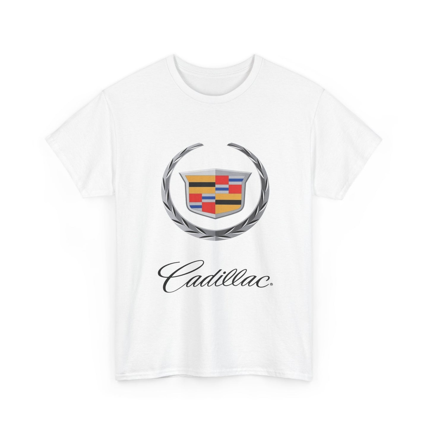 Cadillac Tshirt Vintage Logo CTSV Blackwing GM Chevy American Unisex Heavy Tee 1