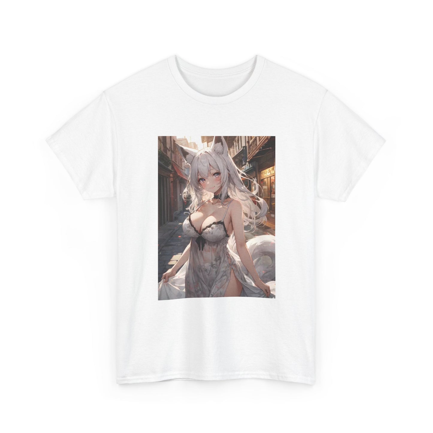 Waifu Girl Hentai Tshirt Sexy anime Naturo Cartoon Unisex Heavy Cotton Tee