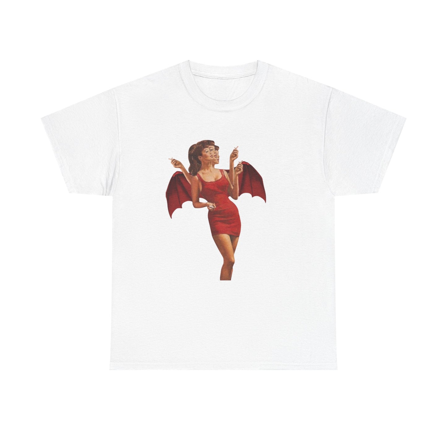 She Devil Vintage Graphic T-Shirt Women's Heavy Comfy Cotton Tee