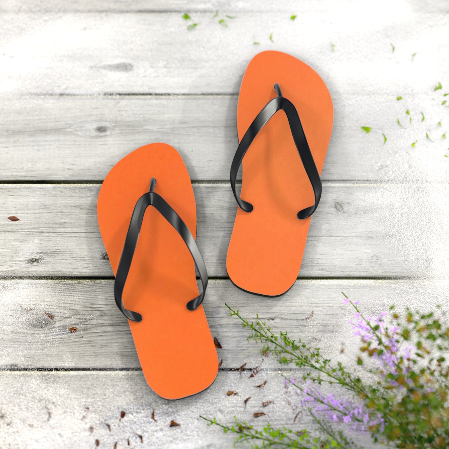 Pale Orange Flip Flops, Sandals Slides, Summer Footwear, Brand New