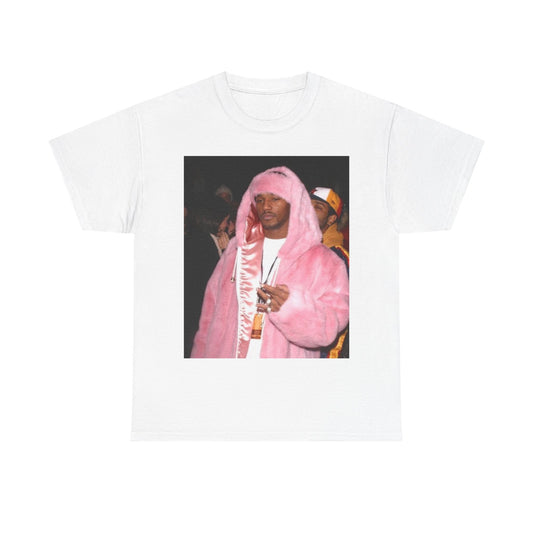 Camron diplomats T-shirt vintage pink fur coat graphic Rap Unisex Heavy Cotton