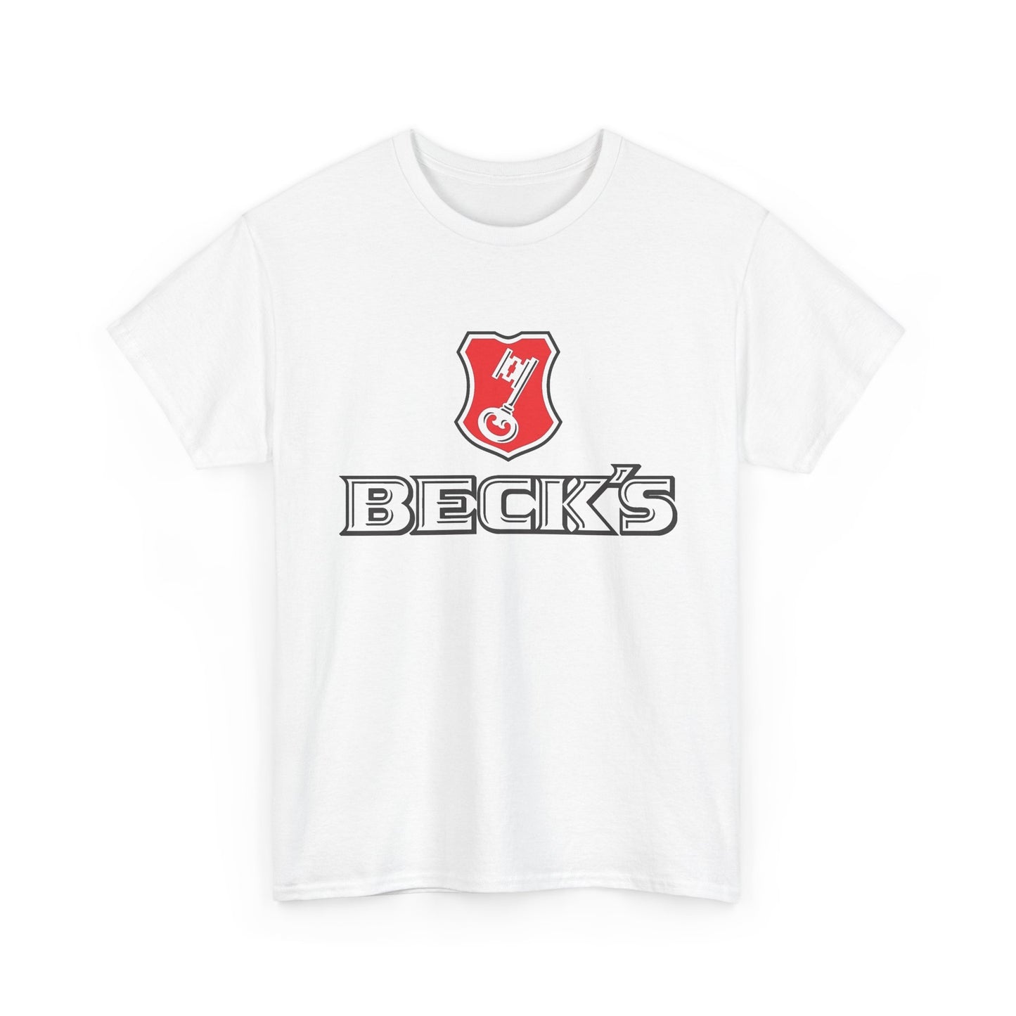 Becks Beer Retro Design Graphic T Shirt NEW Unisex Heavy Cotton Tee