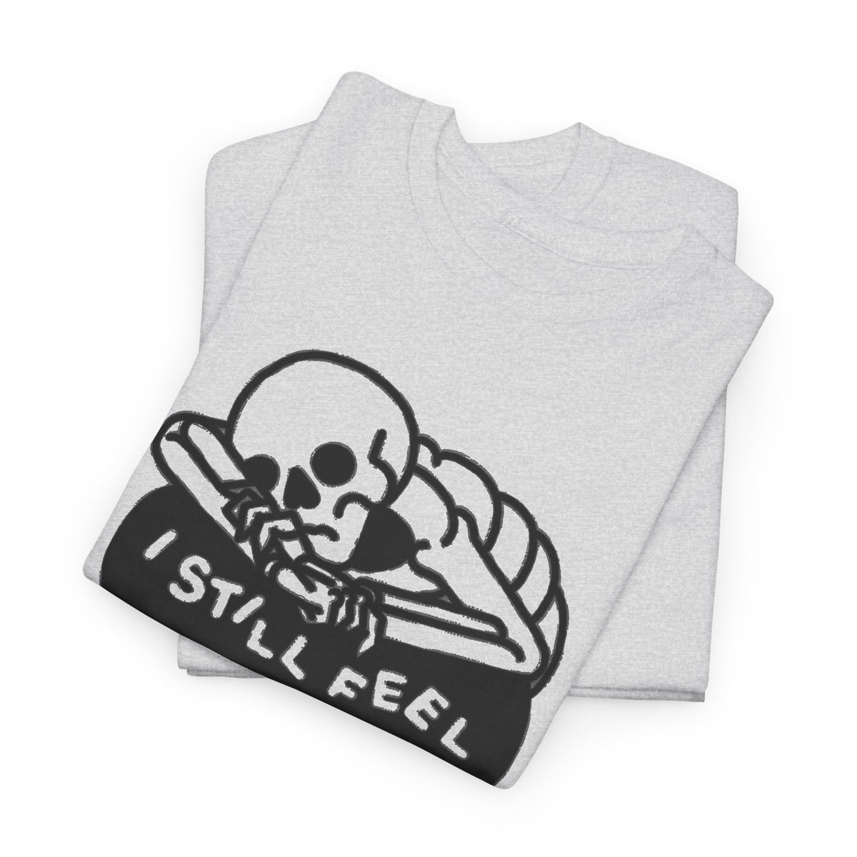 I Still Feel A Bit Messed Up Life Graphic Retro T-Shirt Men's Tee