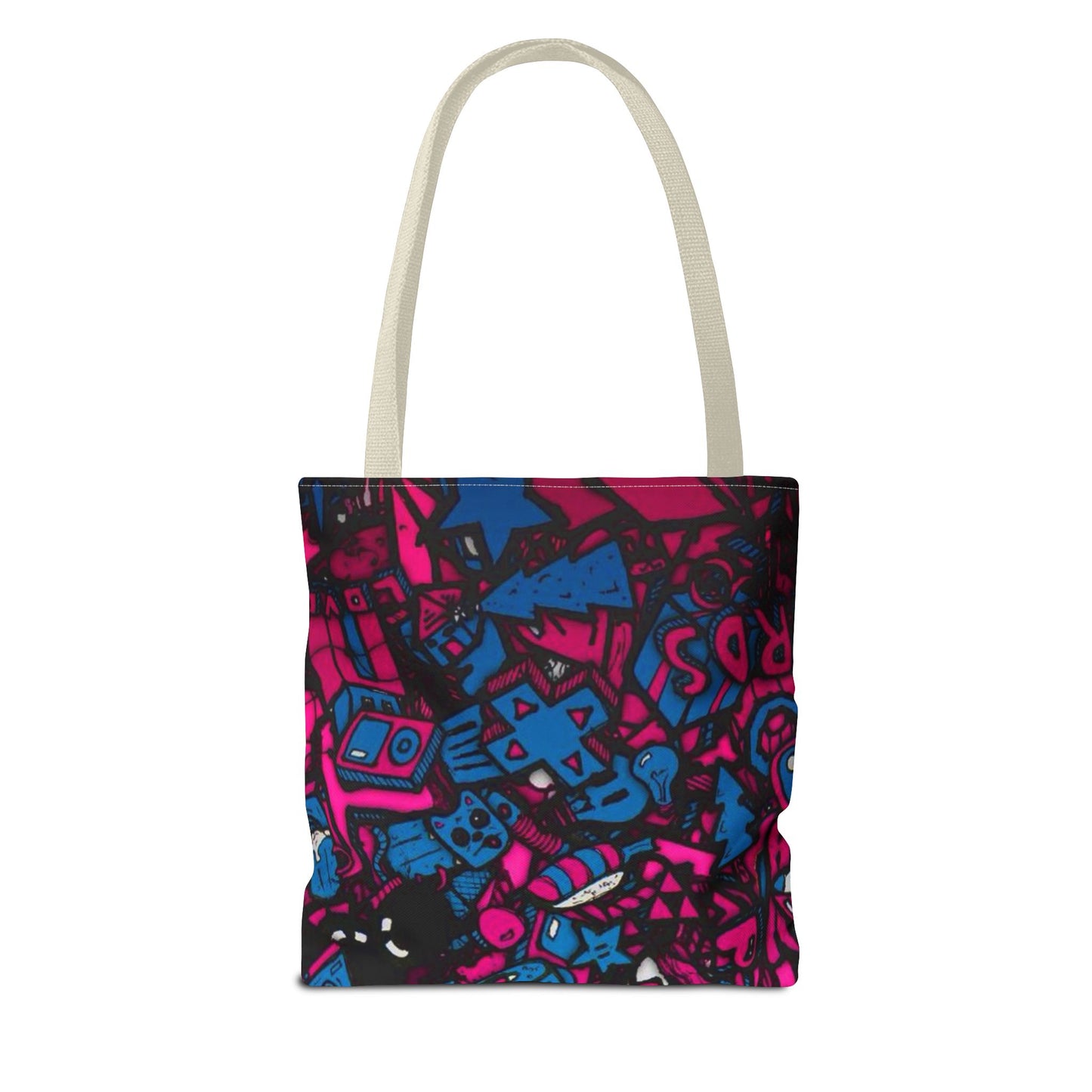 Cartoon Characters All Over Print BRAND NEW Purse, Pocketbook,Travel Tote Bag