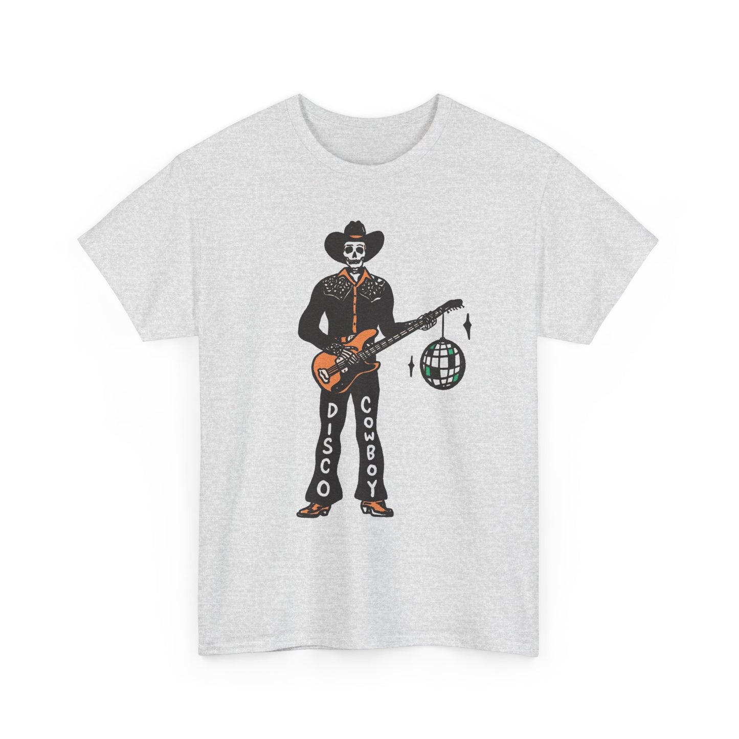 Disco Cowboy Graphic T Shirt Unisex Heavy Cotton Tee