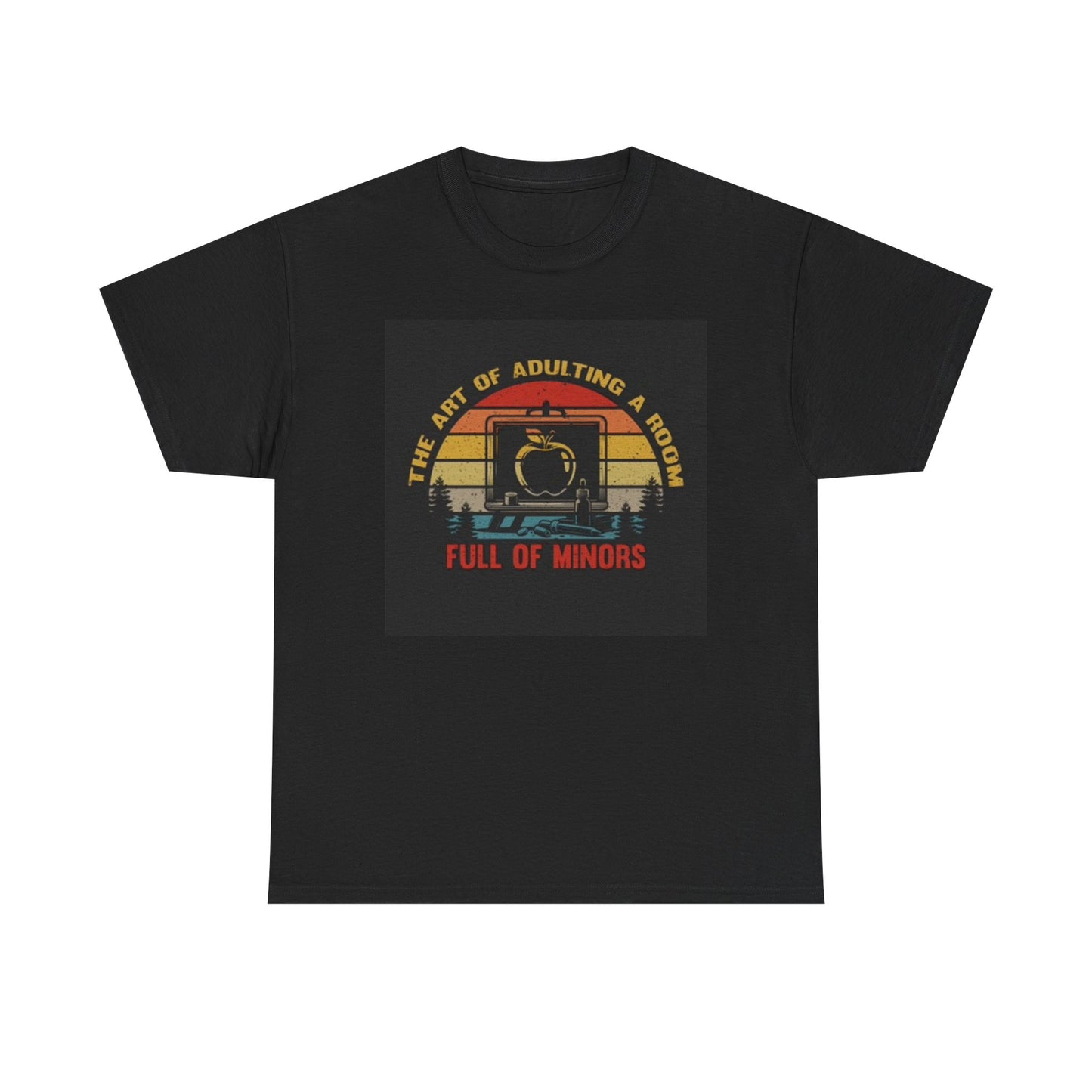 Teacher Art Funny Graphic T Shirt Unisex Heavy Cotton Tee