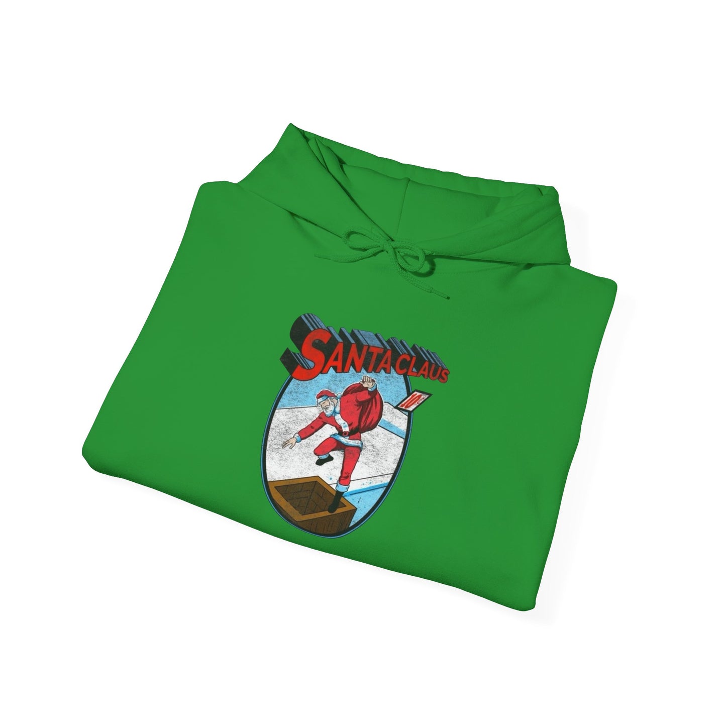 Santa Clause Superhero Graphic Hoodie NEW Unisex Heavy Blend™ Hooded Sweatshirt