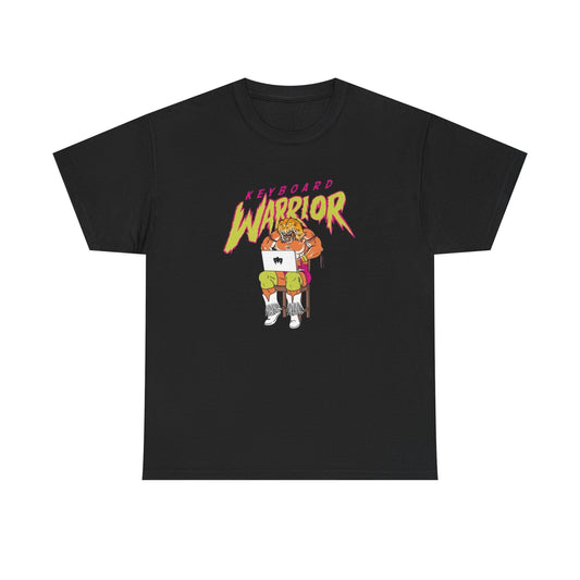 Keyboard Warrior Funny Graphic T Shirt NEW Unisex Heavy Cotton Tee