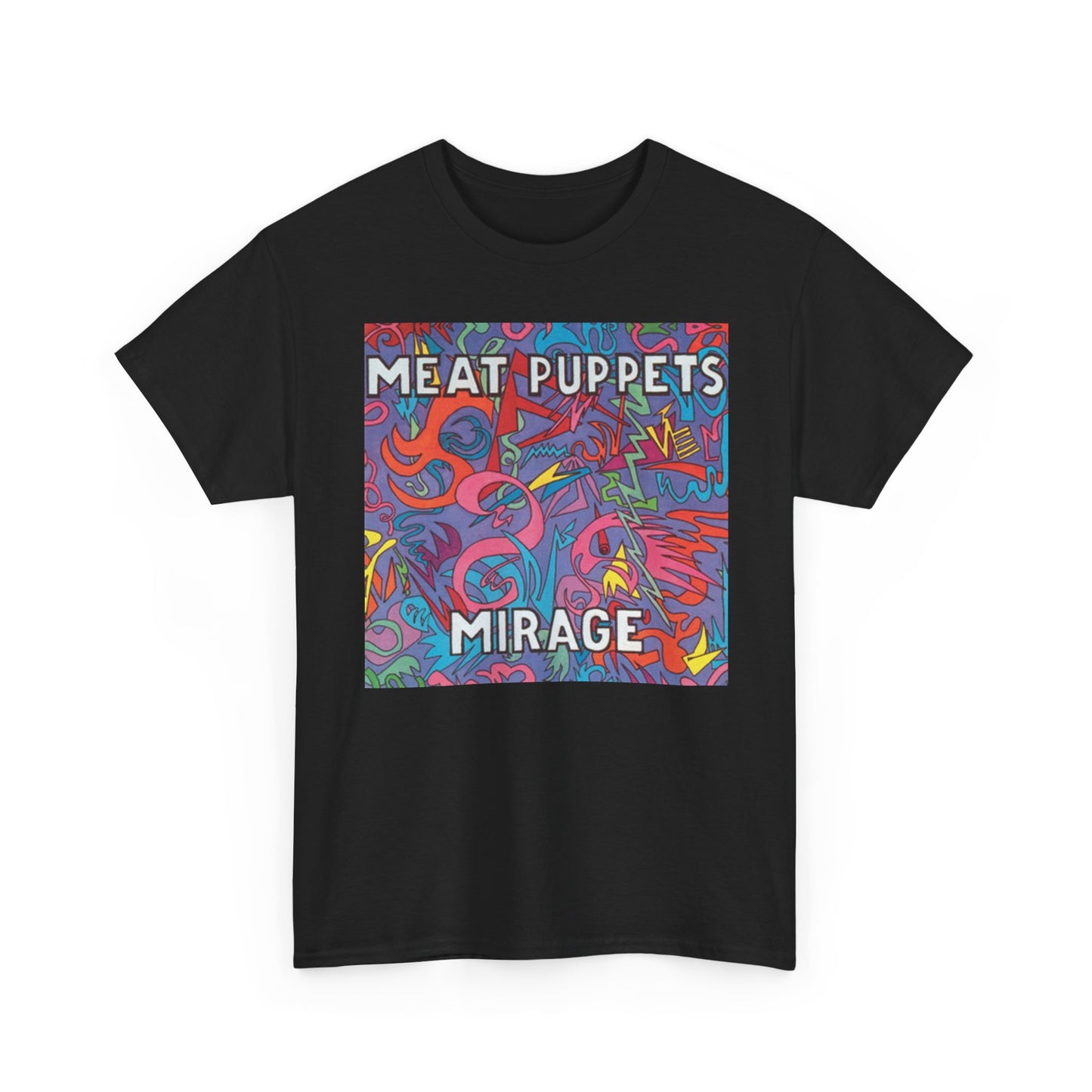 Meat Puppets Mirage Graphic T Shirt Unisex Heavy Cotton Tee BRAND NEW
