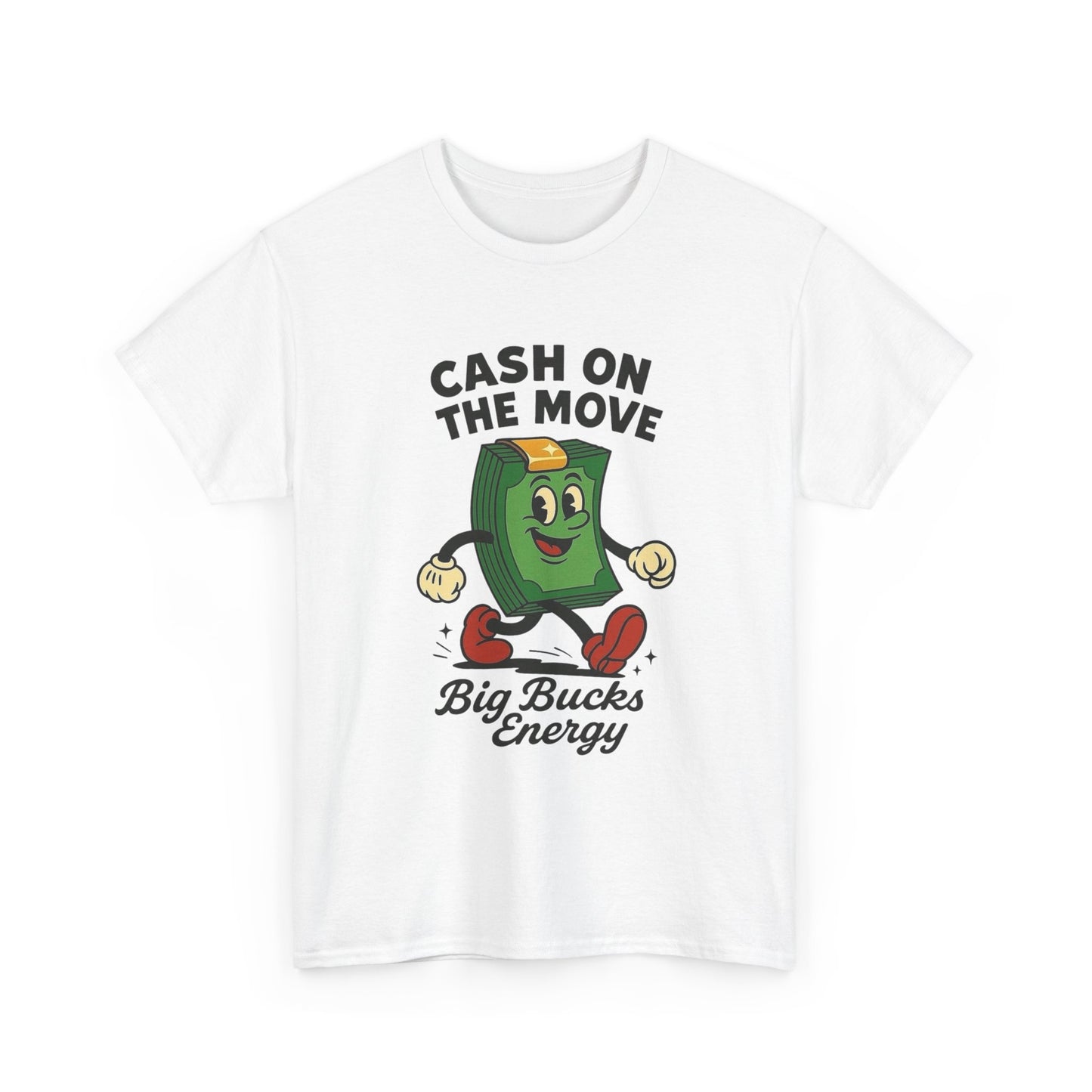 Cash On The Move Graphic T Shirt NEW GIFT Unisex Heavy Cotton Tee