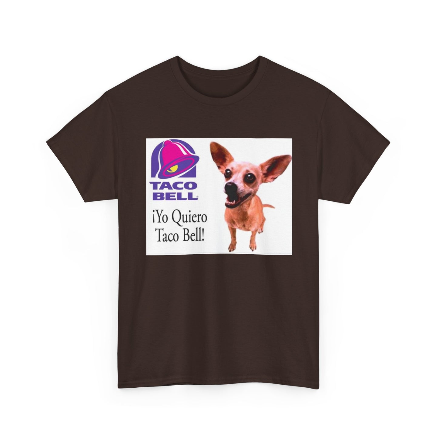 Taco Bell Shirt Funny Retro Logo Mexican Dog 90s Nostalgia Unisex Heavy Cotton
