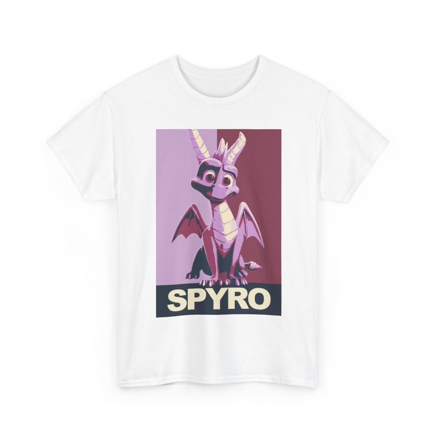 Spyro Tshirt Vintage Playstation Gaming Graphic Gamer Unisex Heavy Cotton Tee