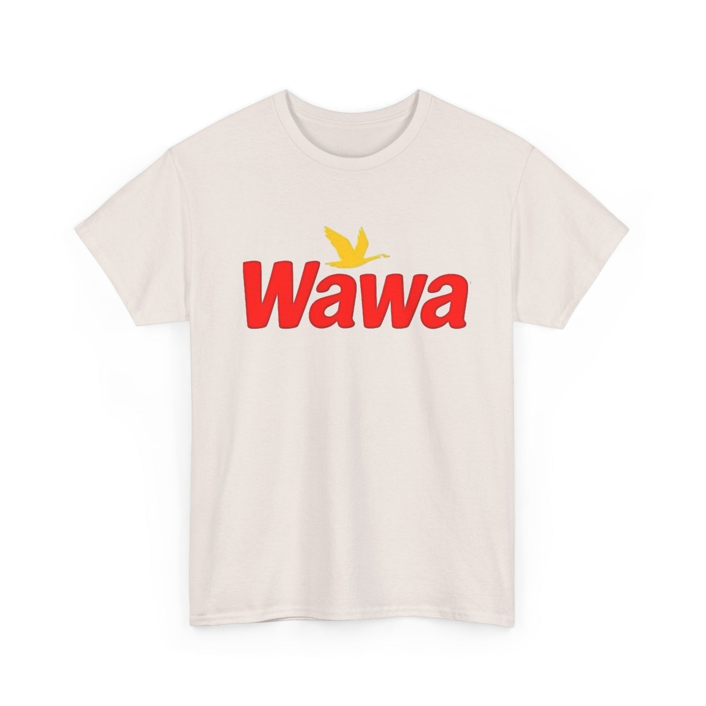 Wawa Funny Gas Station Graphic T Shirt Unisex Heavy Tee NEW