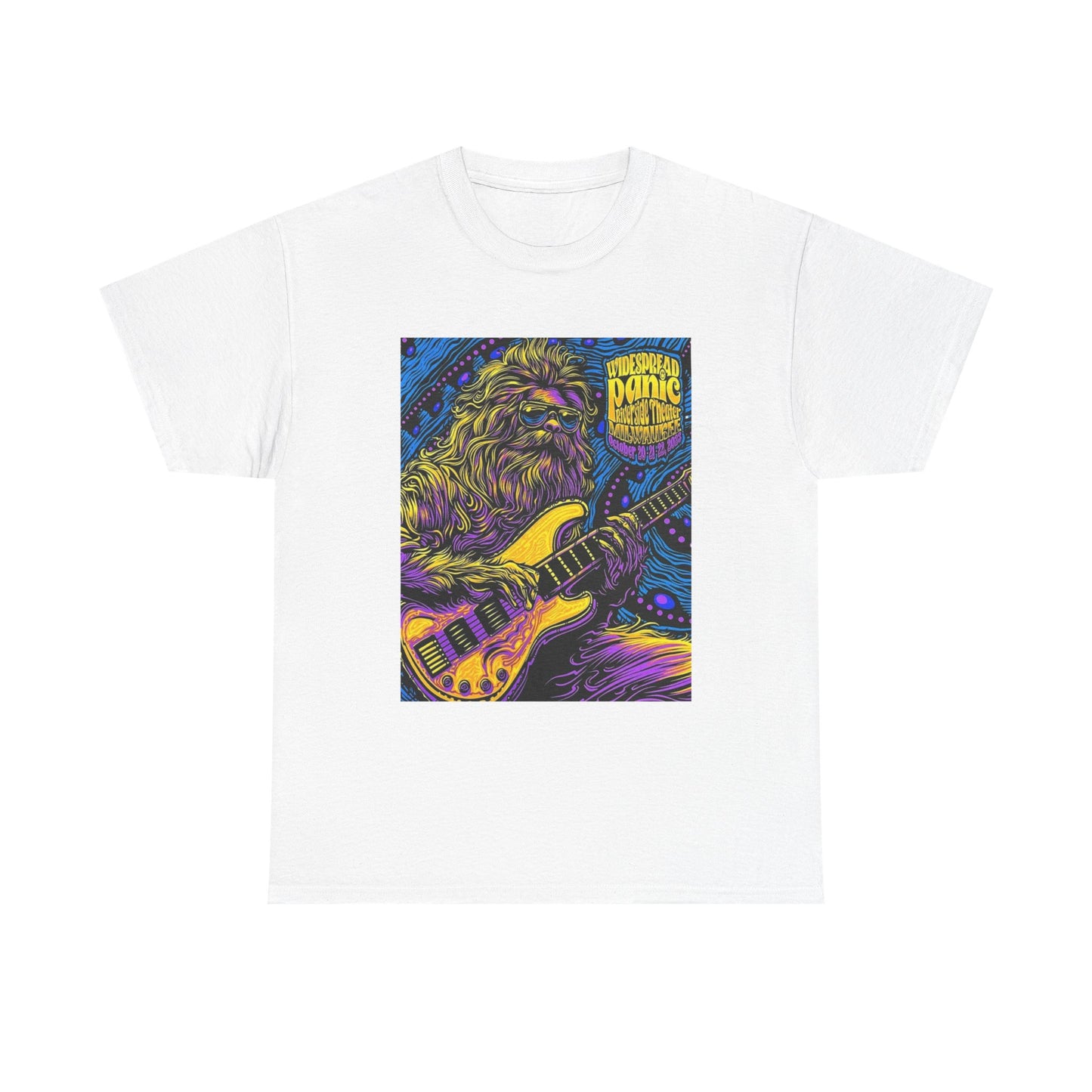 Widespread panic Tshirt Vintage Tour Poster Retro Unisex Heavy Cotton Tee