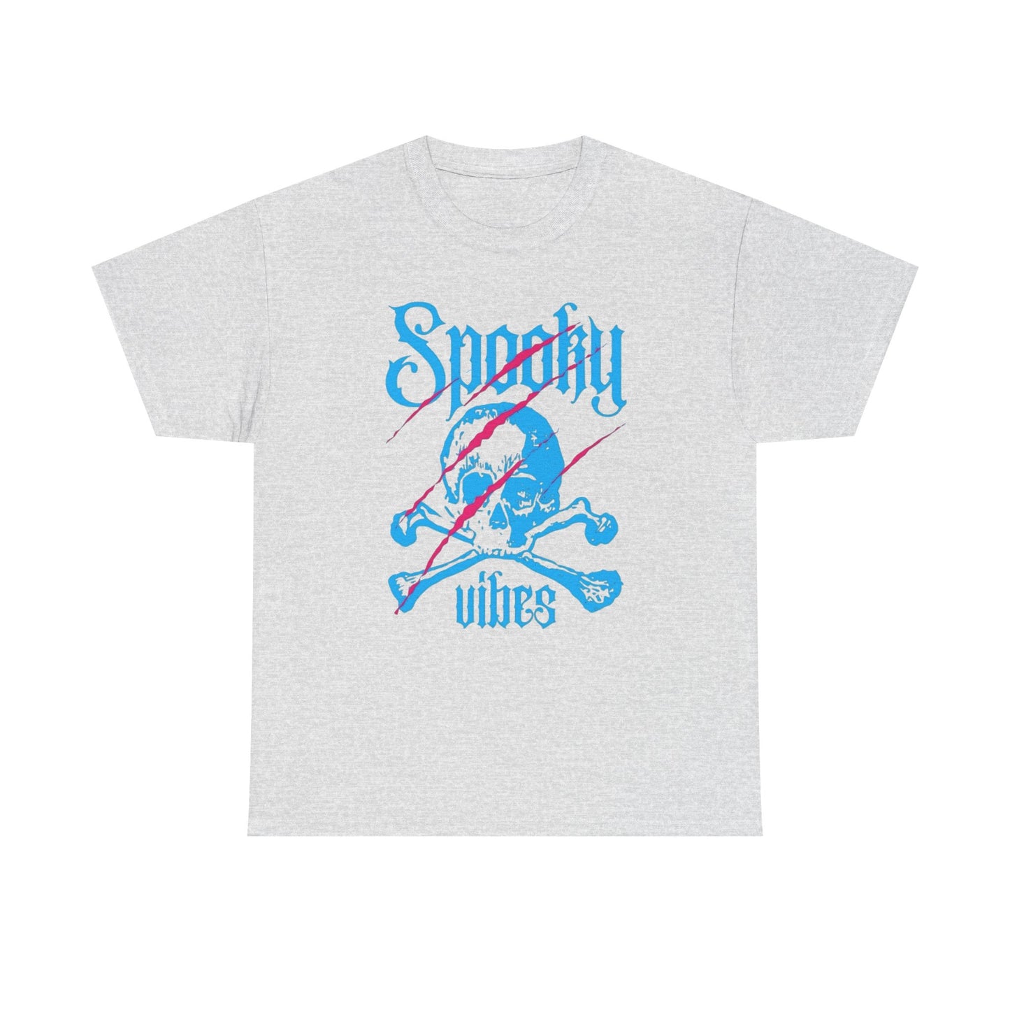 Spooky Vibes Graphic T Shirt NEW Unisex Heavy Cotton Tee