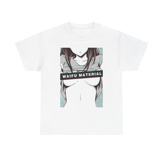 Anime Waifu Graphic Tee, Unisex Tshirt for Gamers, Sexy Art Design, Japanese