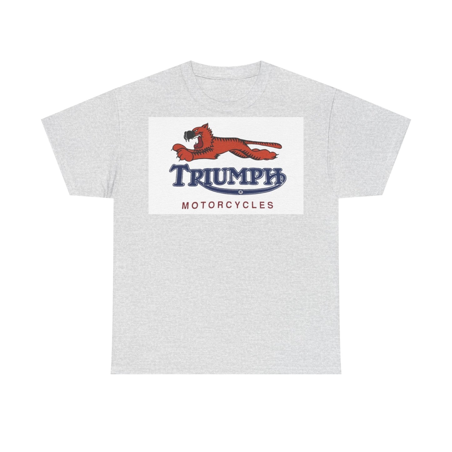 Triumph T-shirt vintage motorcycles nostalgia Tiger Unisex Heavy Cotton Tee