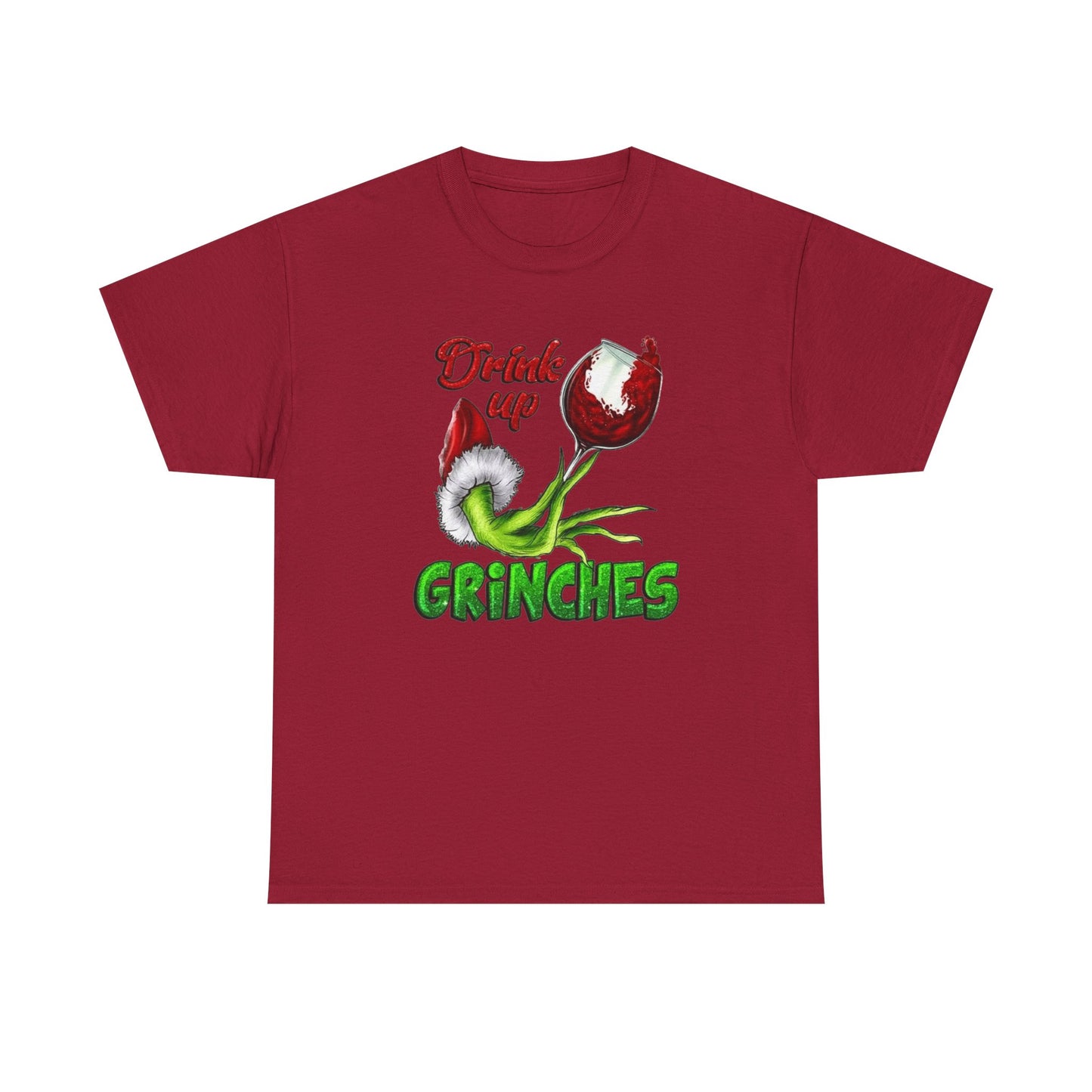 Drink Up Grinch's Christmas Graphic T Shirt NEW ADULT