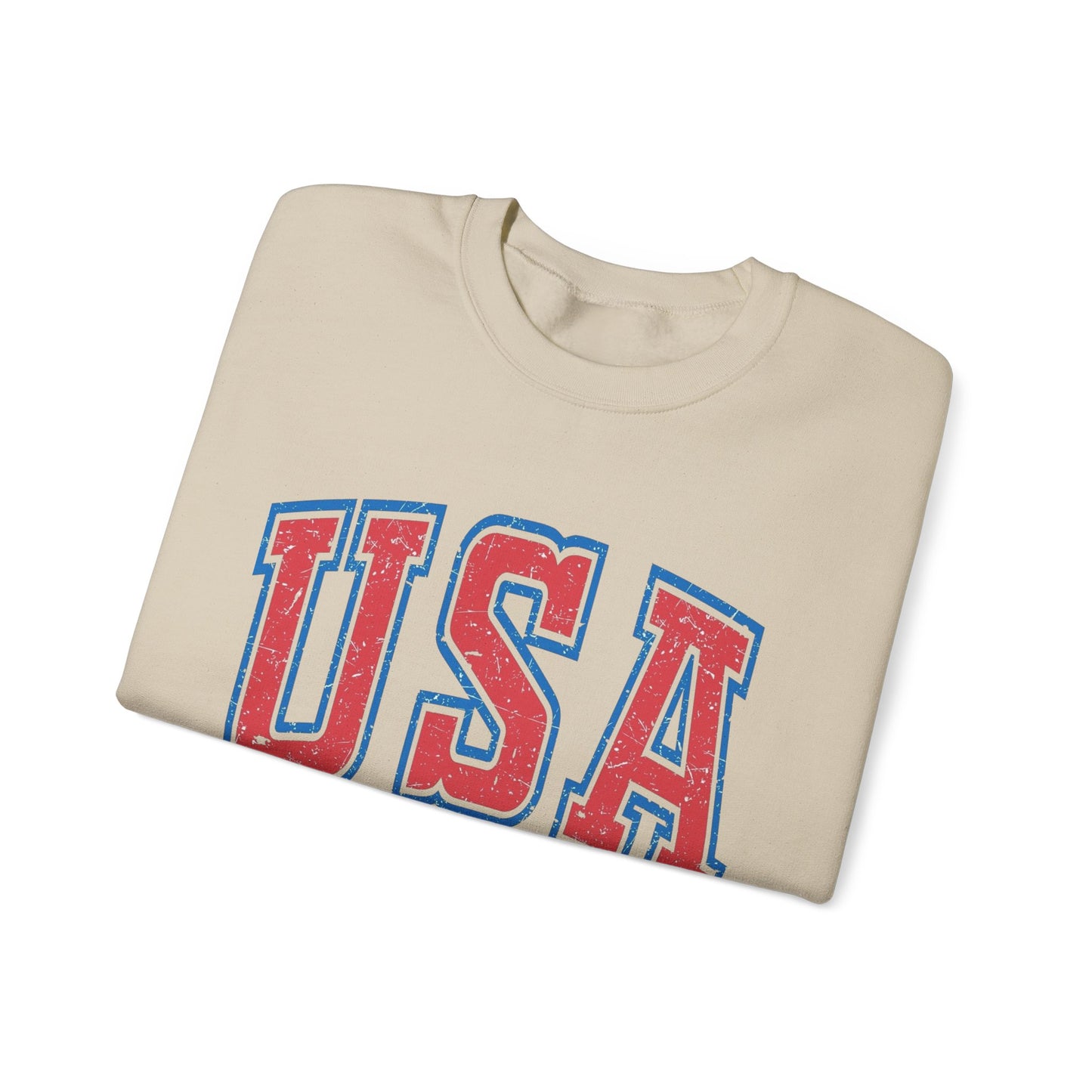USA Est 1776 American Flag Sweater NEW Unisex Heavy Blend™ Crewneck Sweatshirt