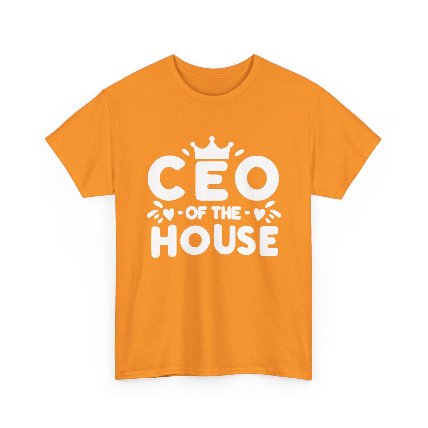 CEO Of This House T Shirt Funny graphic Jokes Unisex Heavy Cotton Tee