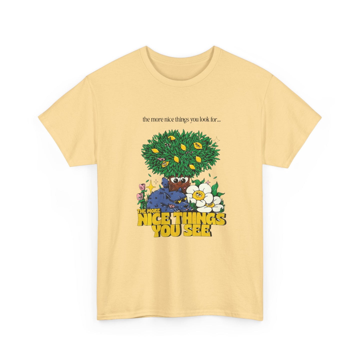 Look For Nice Things Graphic T Shirt NEW Adult Unisex Heavy Cotton Tee