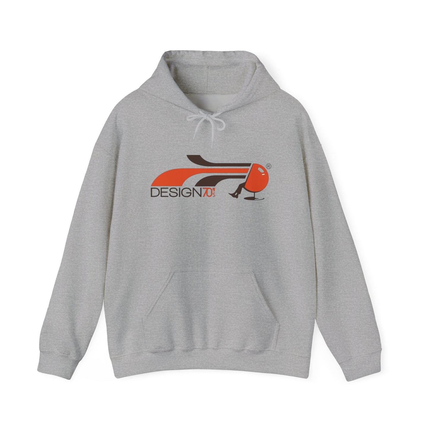 70's Design Retro Graphic Hoodie Unisex Heavy Blend™ Hooded Sweatshirt