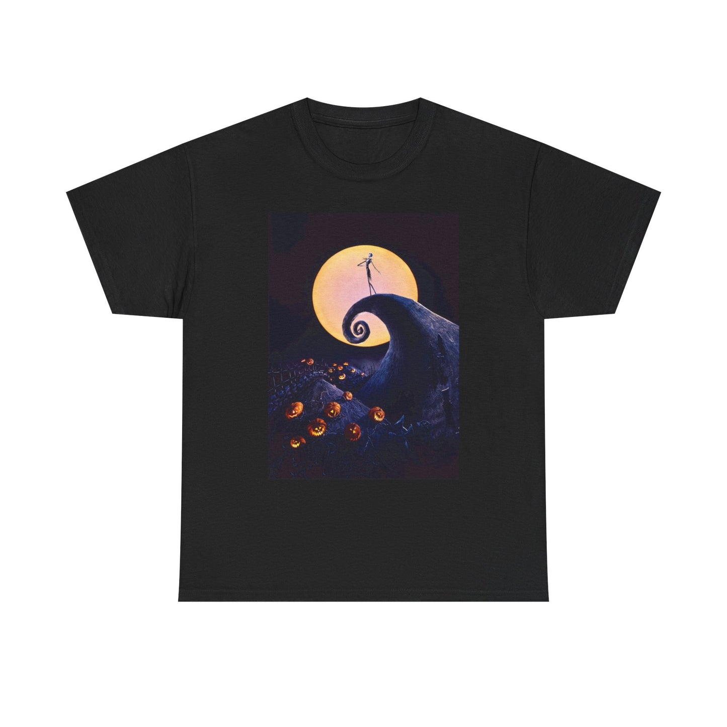 Nightmare Before Christmas Graphic T Shirt Vintage Unisex Heavy Cotton Tee