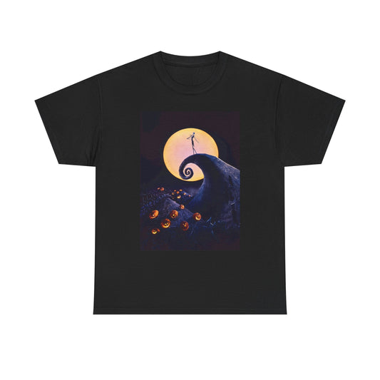 Nightmare Before Christmas Graphic T Shirt Vintage Unisex Heavy Cotton Tee
