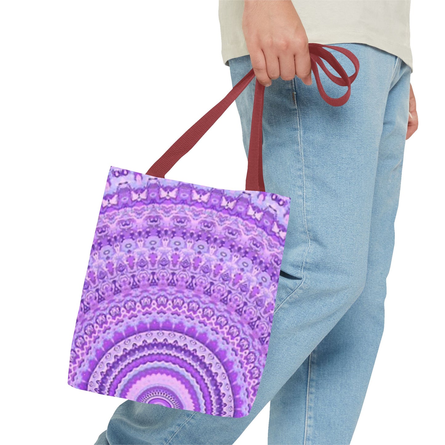 Trippy Purple Multi Color BRAND NEW MODERN Tote Bag (AOP)