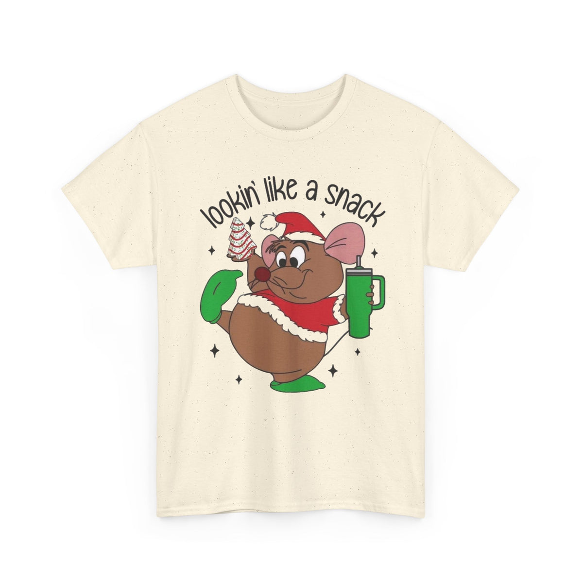 Lookin Like a Snack Funny Snack Character T-Shirt Men's Graphic Tee Christmas