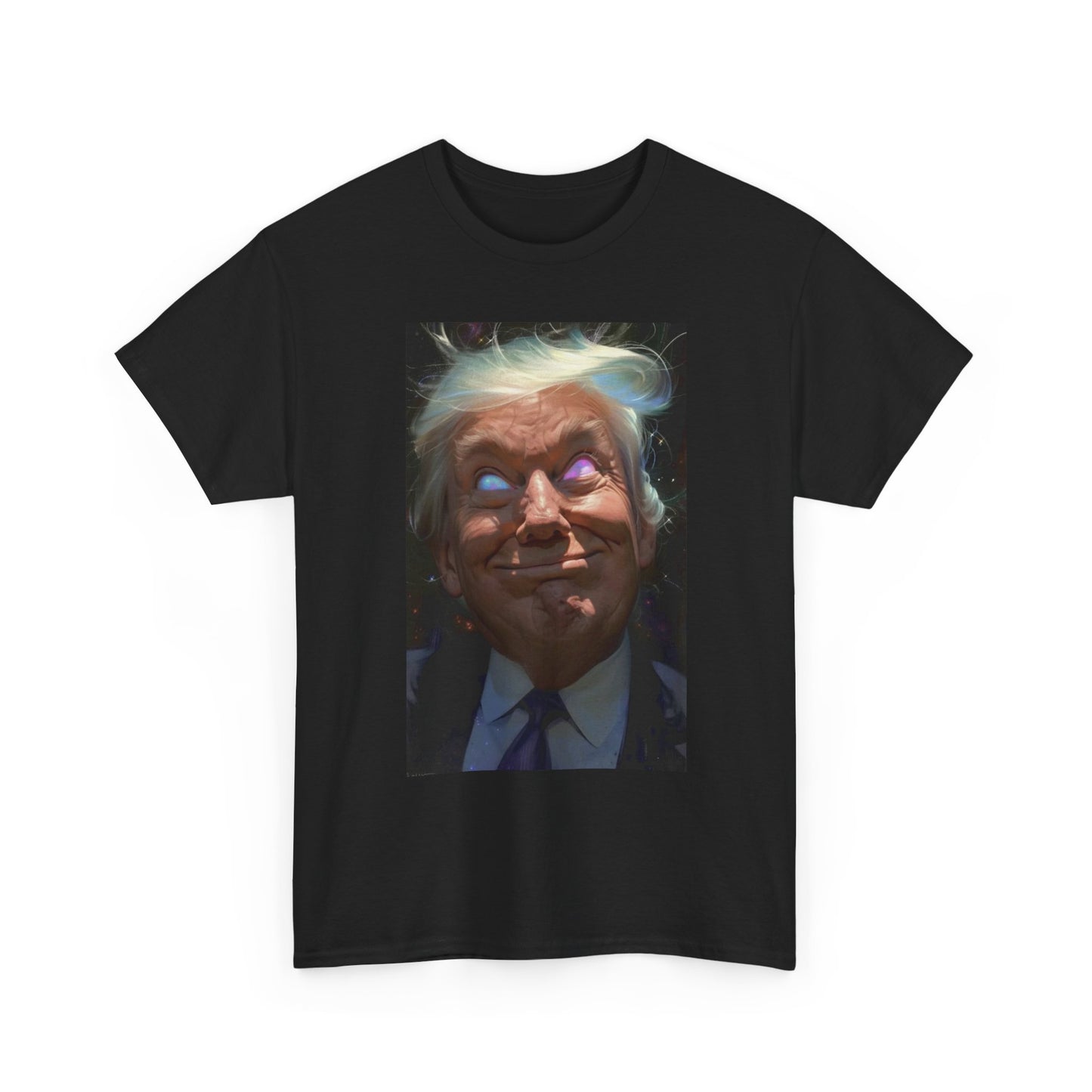 Anime Trippy Trump Graphic T Shirt Men's Heavy Cotton Tee - Quality - Modern True to Size