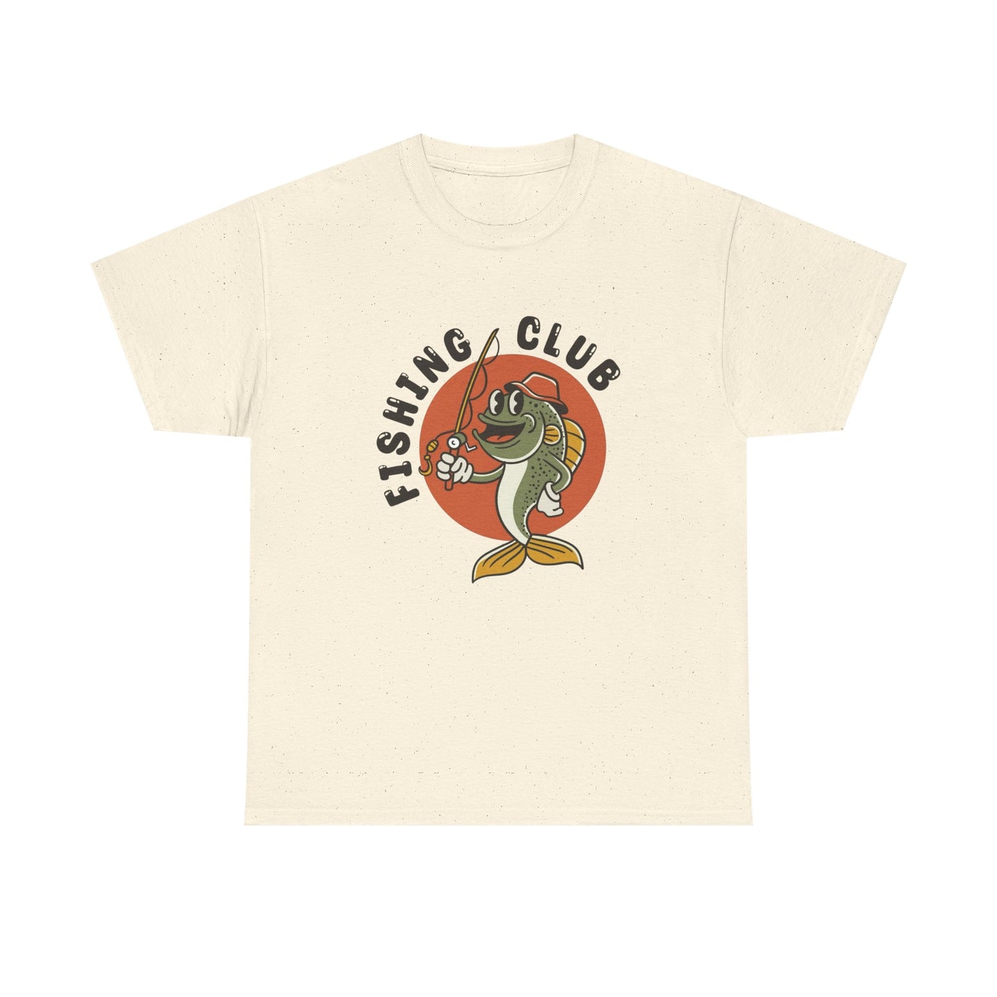 Fishing Club Graphic T Shirt NEW Adult Unisex Heavy Cotton Tee
