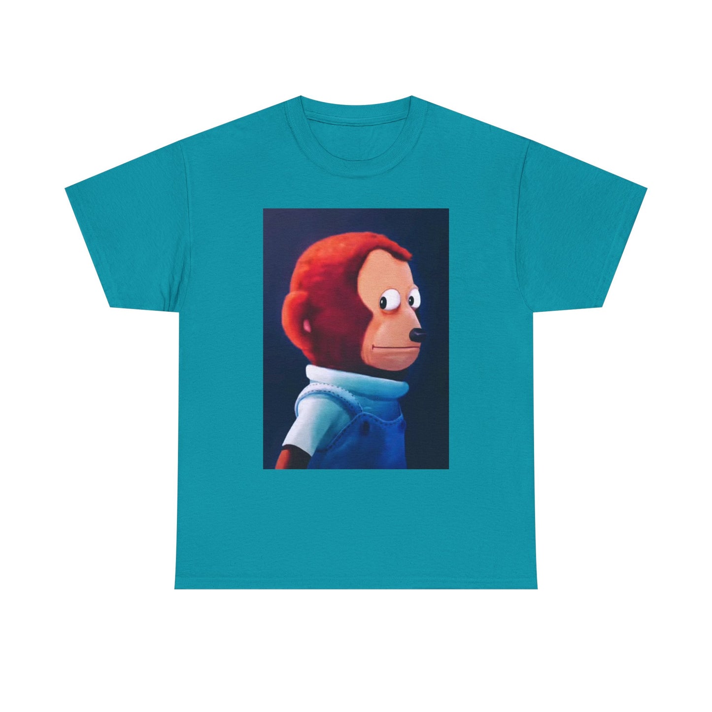 Funny Side Eye Jokes T Shirt MEME Comedy Cartoon Painting Unisex Heavy Cotton