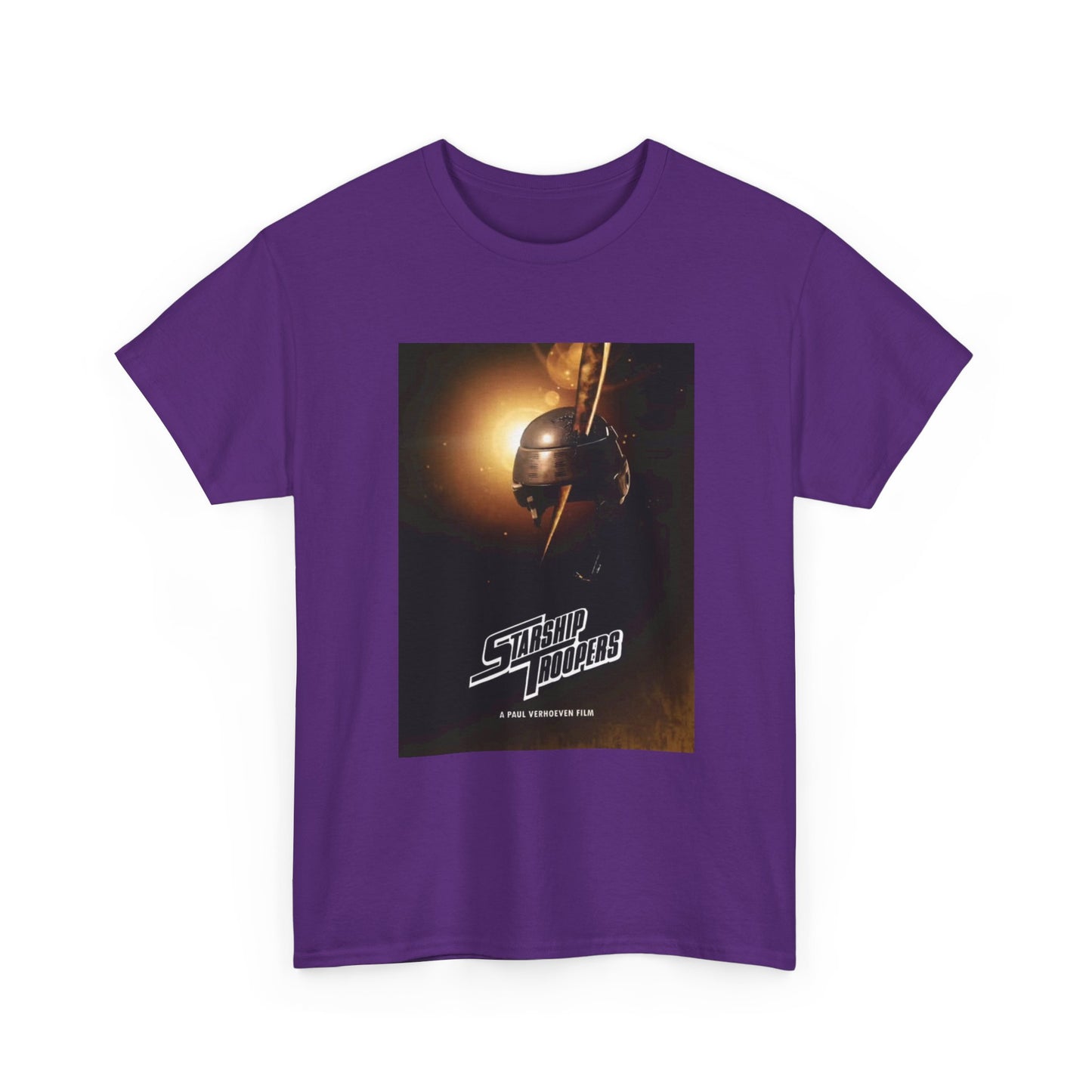 StarShip Troopers Tshirt Retro Action Movie Vintage Unisex Heavy Cotton Tee