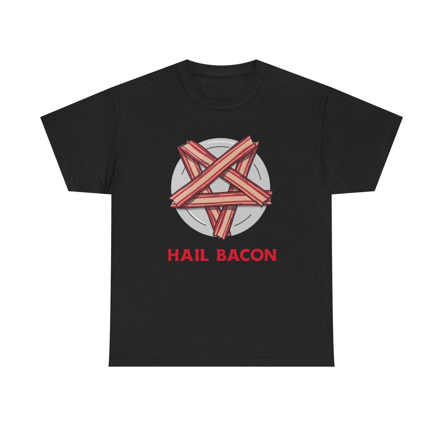 Hail Bacon Funny T Shirt Graphic Unisex Heavy Cotton Tee NEW GIFT