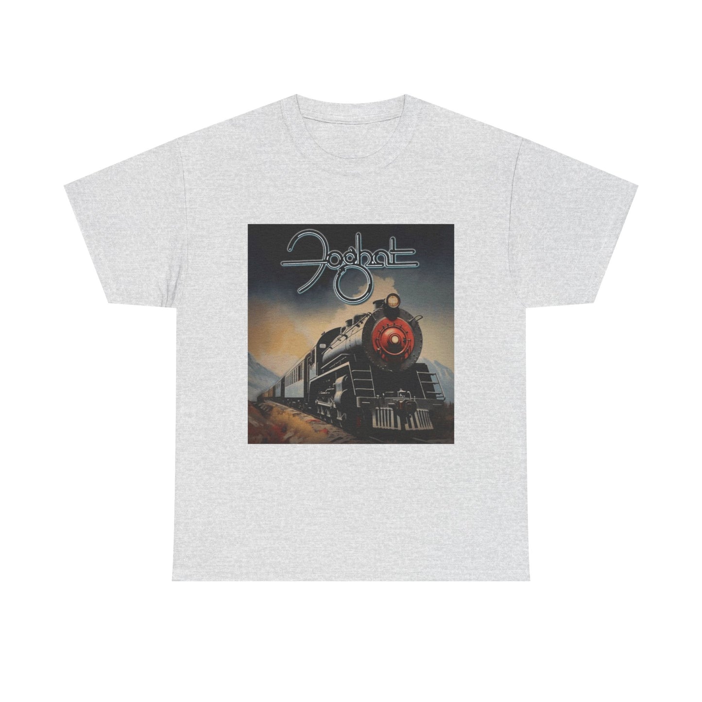 FogHat Tshirt Vintage Rock Poster Retro 70s Woodstock Unisex Heavy Cotton Tee q