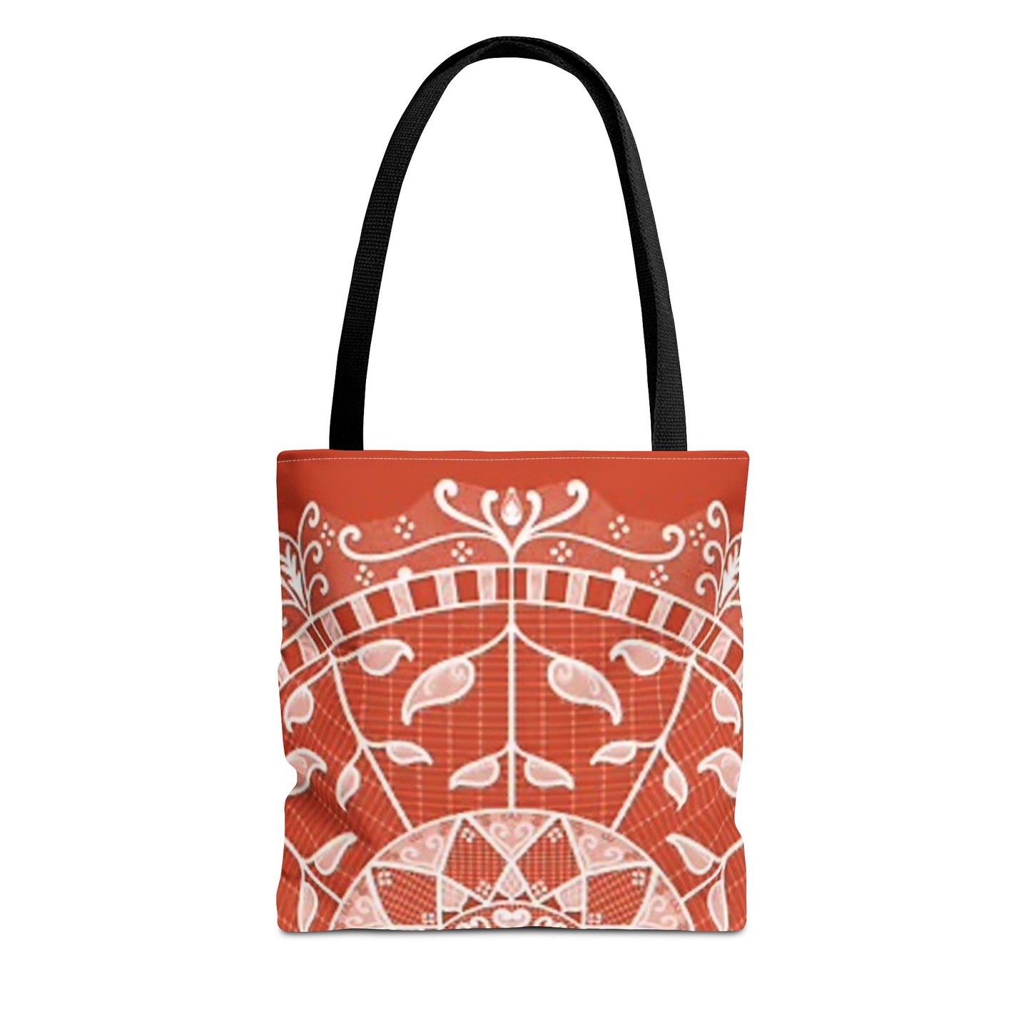 Orange And White Multi Color BRAND NEW MODERN Tote Bag (AOP)