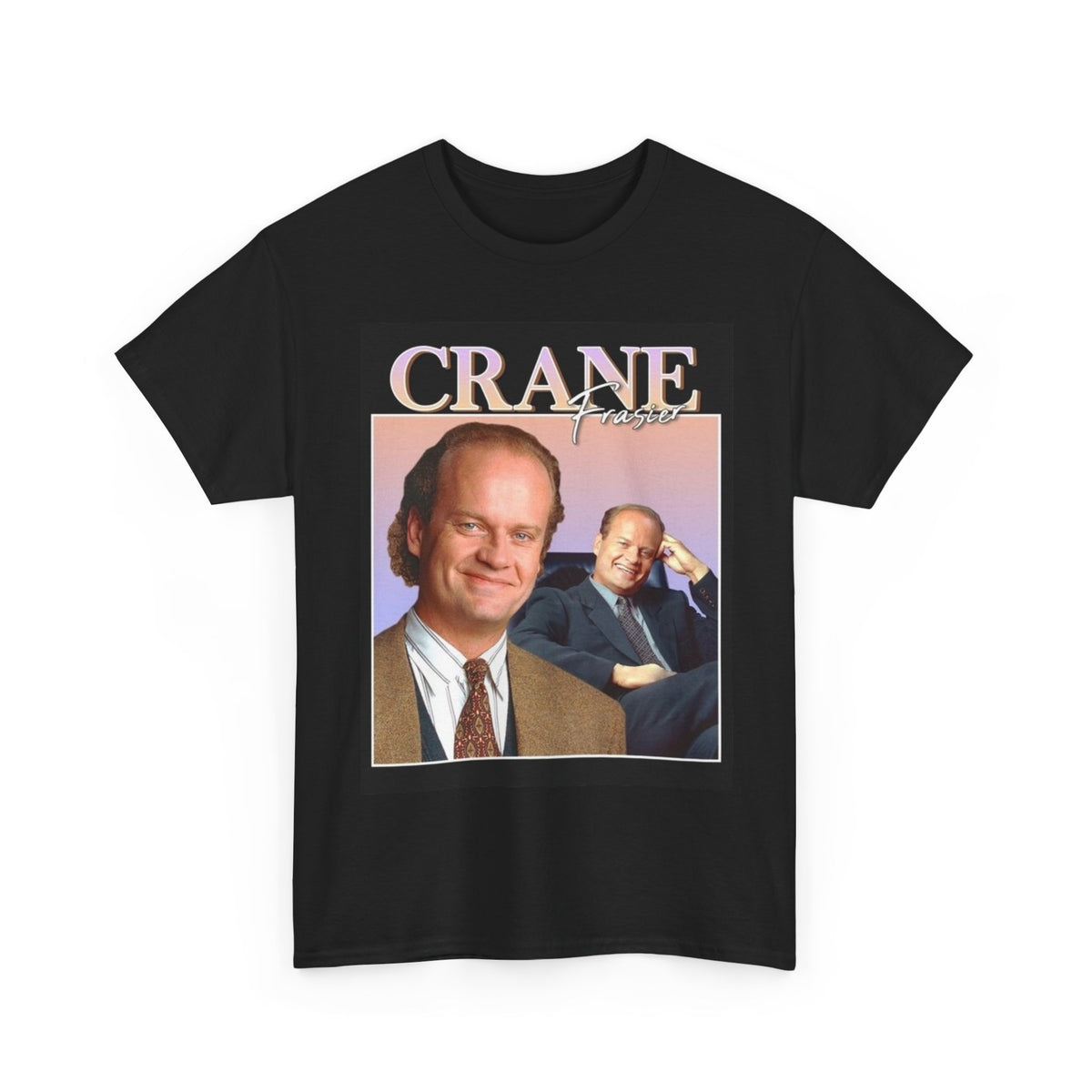 Crane Frasier Tshirt Vintage Tv Series Retro Comedy Unisex Heavy Cotton Tee