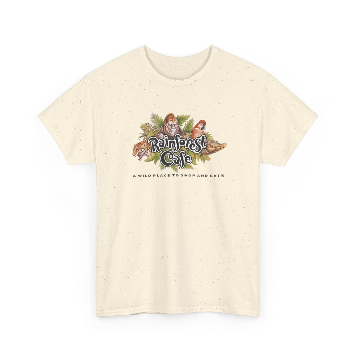 Rainforest Cafe Retro Graphic T Shirt S-5XL NEW Unisex Heavy Cotton Tee