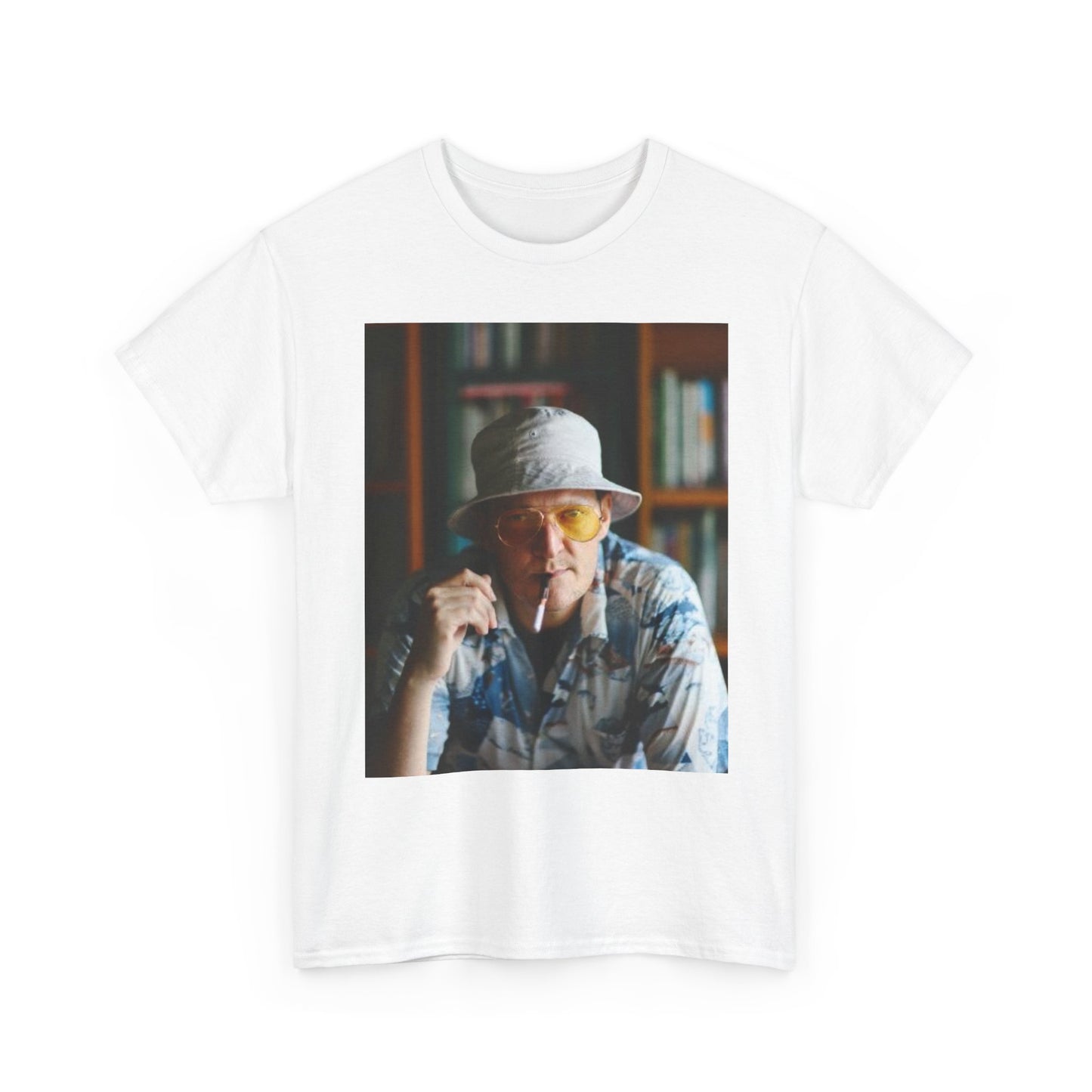 Hunter S Thompson Graphic T Shirt Vintage Fear And Loathing Unisex Heavy Cotton