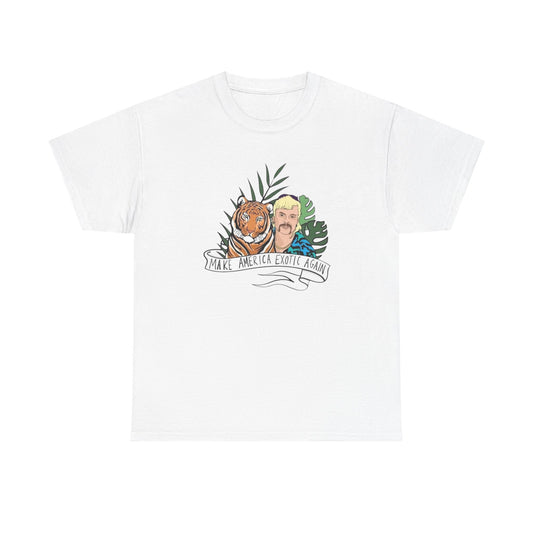 Joe Exotic Funny Graphic T Shirt Unisex Heavy Cotton Tee
