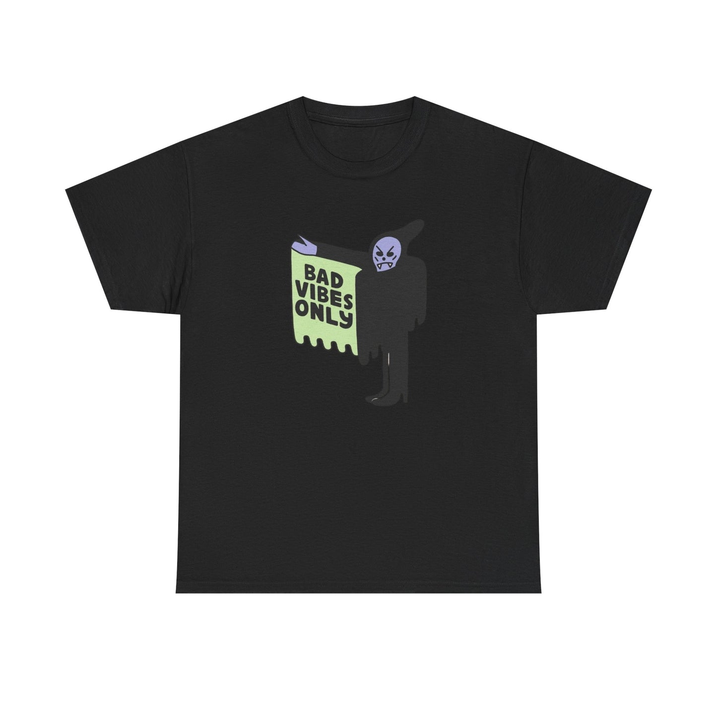 Bad Vibes Only Graphic T Shirt NEW Adult Tee