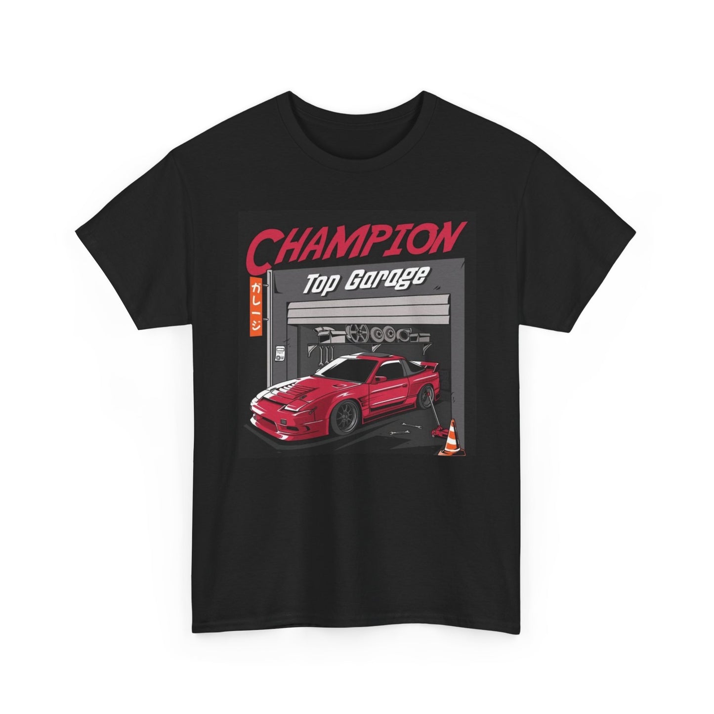 Champion Garage JDM Tuner Graphic T Shirt Unisex Heavy Cotton Tee Gift Vintage