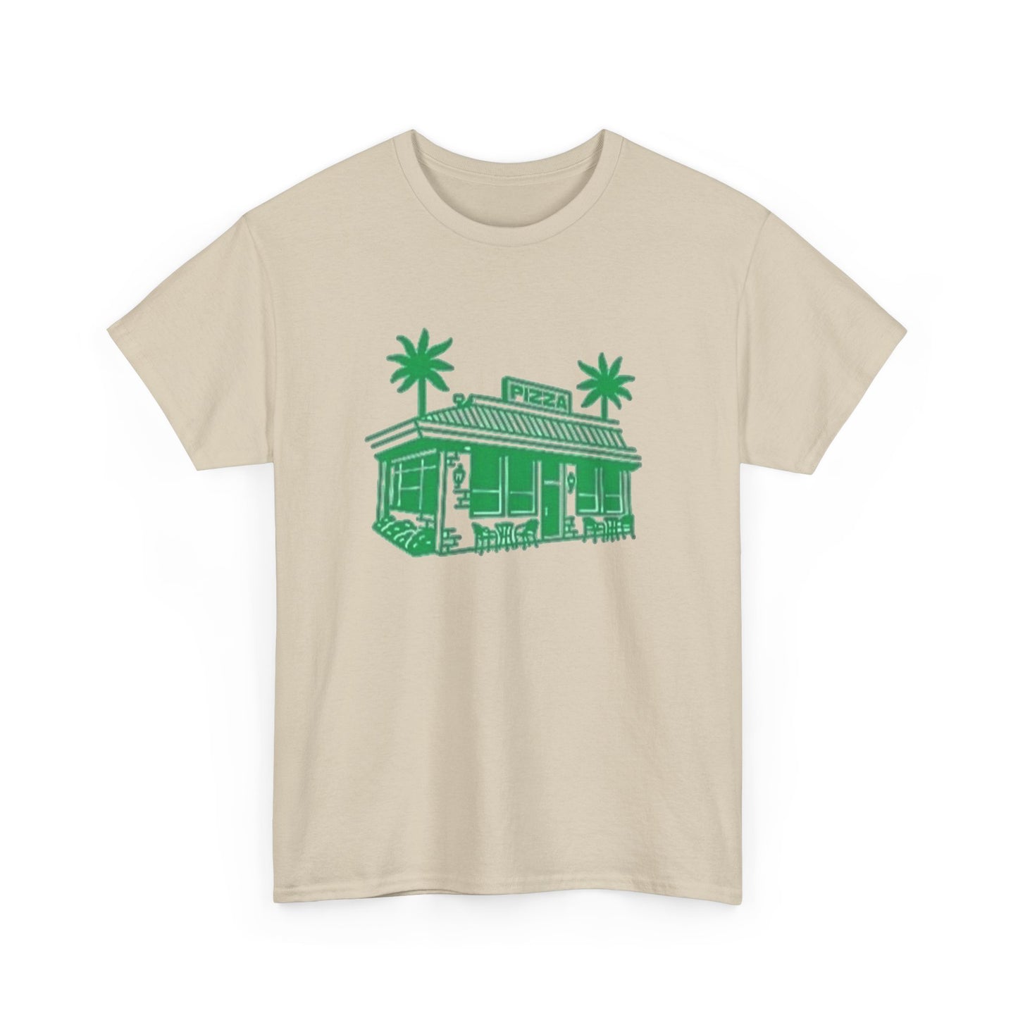 Pizza Shop Retro Graphic T Shirt NEW Vintage Unisex Heavy Cotton Tee