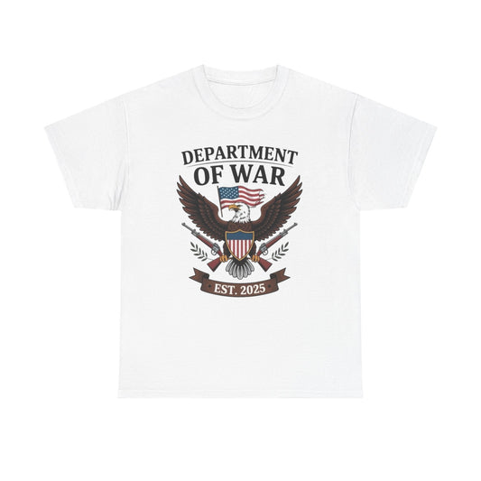 Department Of War Graphic T Shirt NEW ADULT Tee
