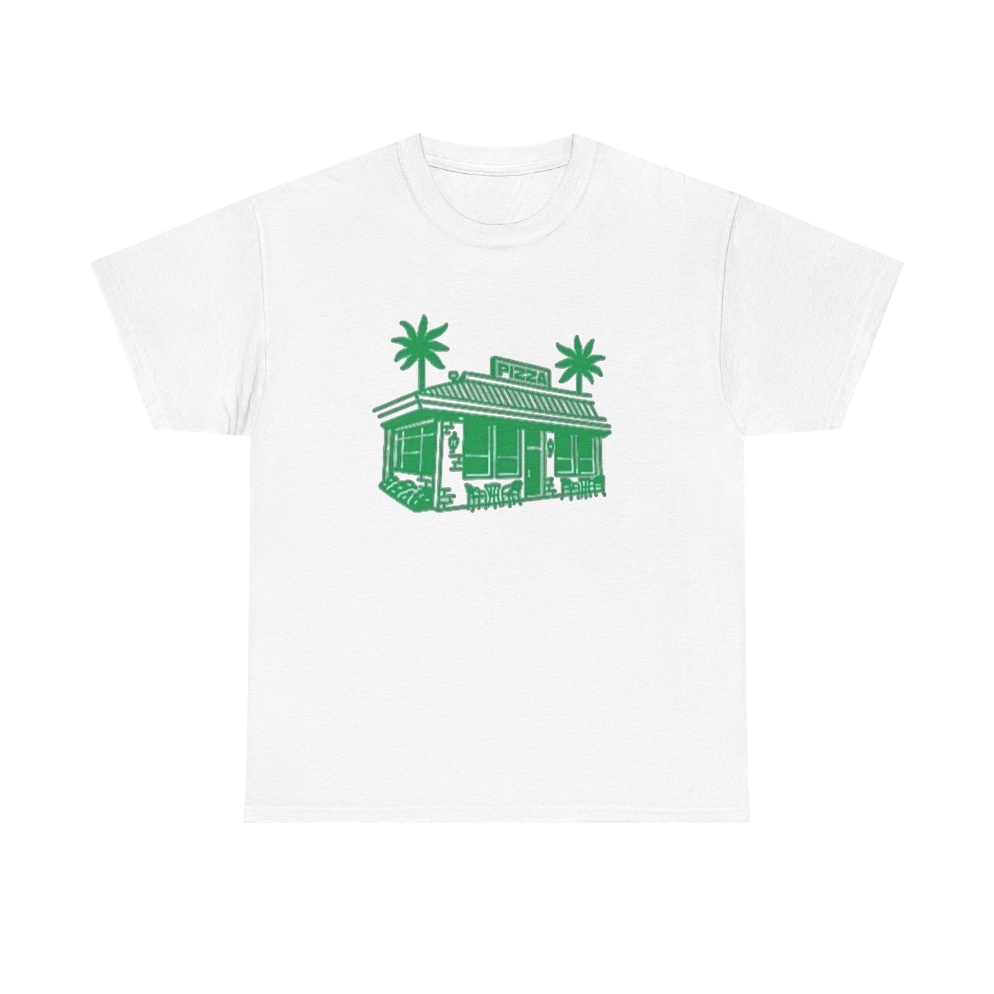 Pizza Shop Retro Graphic T Shirt NEW Vintage Unisex Heavy Cotton Tee